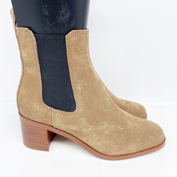 Steve Madden Women's Rhiannon Chelsea Boot Brown Suede Size 7M - Picture 3 of 14